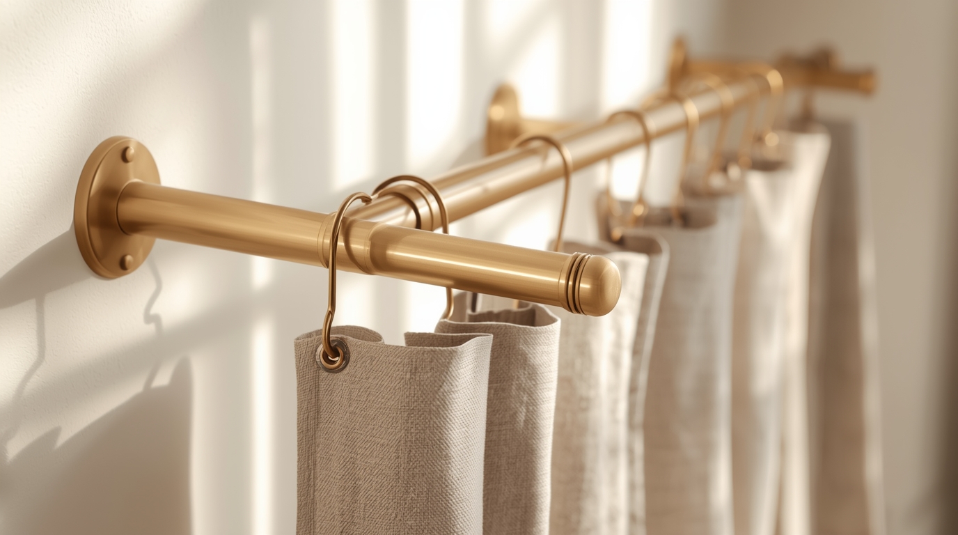 Elegante gordijnroedes in diverse uitvoeringen